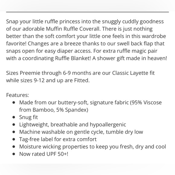 KicKee Pants Muffin Ruffle Coverall with Snaps in Twilight - Picture 6 of 7